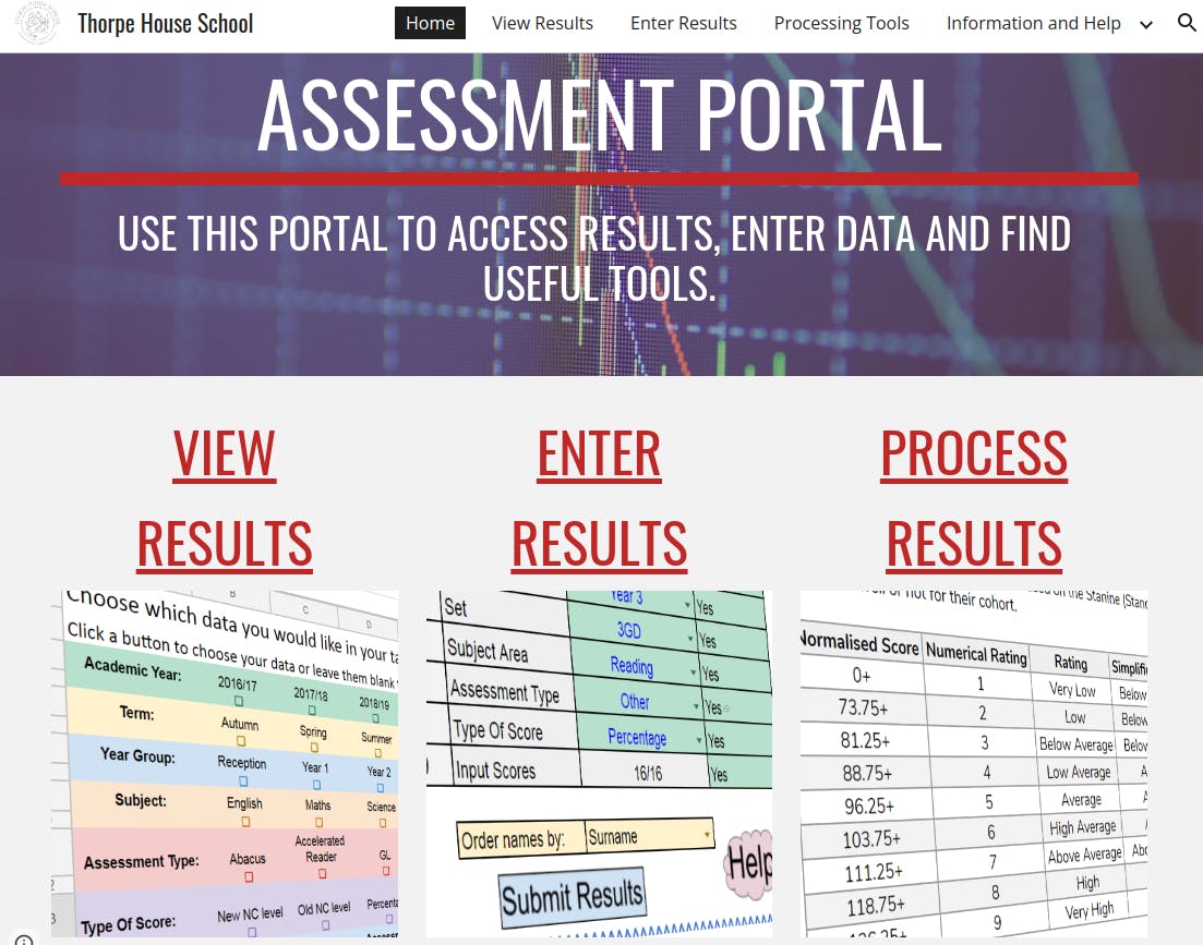 Assessments Portal